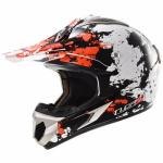 Кросс шлем LS2 MX433 BLAST WHITE ORANGE