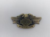 Шильдик на бензобак (емблема) Harley-Davidson Motor Cycles An American Legend, орел бронза