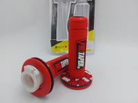 Ручки руля гріпси Protaper червоні зі стержнем газу