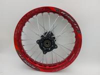 Диск задний, легкосплавный 90/100- 14 "RIDE IT" красный