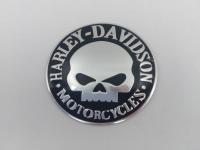 Наклейка (шильдик) на мотоцикл HARLEY-DAVIDSON кругла (ф 9 см)
