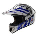 Кросс шлем LS2 MX433 STRIPE WHITE BLUE